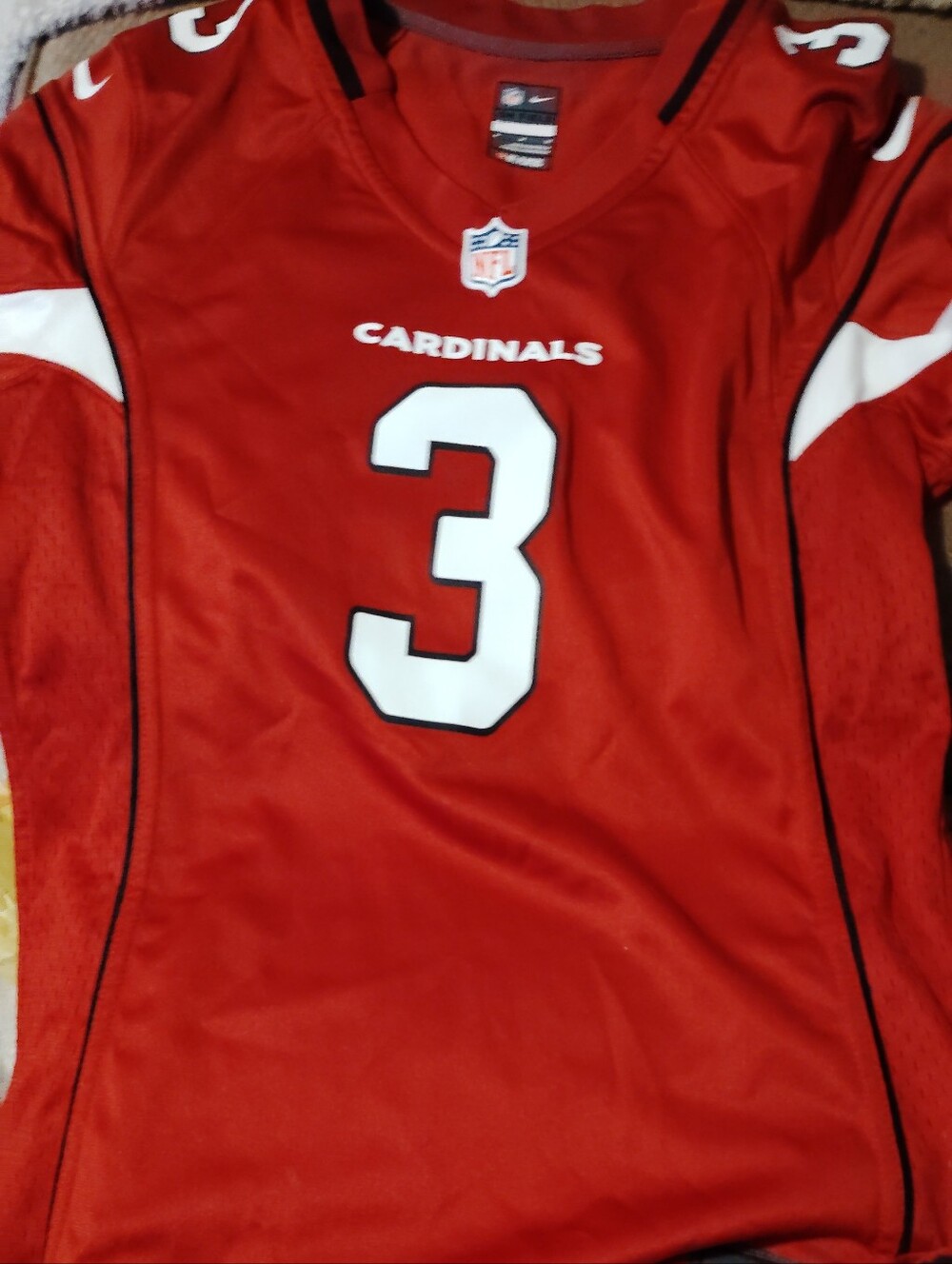 Kids Red Cardinals No.3 Football Jersey – Youth Team Tee